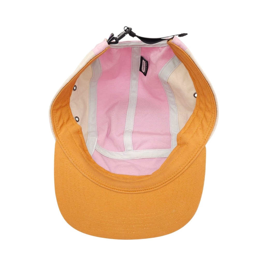Patagonia Puffer Fish Gold Maclure Hat P6 Sun Patch Logo Strapback Ball Cap Rare - Picture 7 of 9